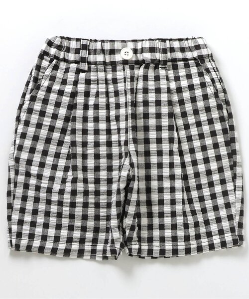 apres les cours（アプレレクール）の「シェフハーフパンツ/7days Style pants（その他パンツ・キッズ・チャコール/チェック/インディゴブルー/イエロー/ブラック・80/90/100/110/120/130）」の14枚目の写真