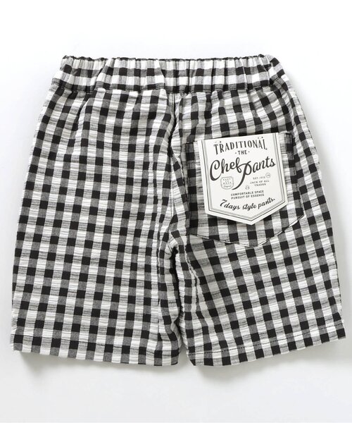 apres les cours（アプレレクール）の「シェフハーフパンツ/7days Style pants（その他パンツ・キッズ・チャコール/チェック/インディゴブルー/イエロー/ブラック・80/90/100/110/120/130）」の19枚目の写真