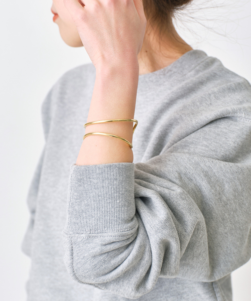 アクセサリー Bijou R.I Stitch Bent Bracelet Bijou R.I (ビジューアールアイ)の「【Bijou R.I / ビジュー