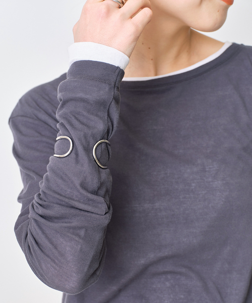 Bijou R.I (ビジューアールアイ)の「【Bijou R.I / ビジューアールアイ】Stitch Bent Bracelet(ブレスレット・レディース・シルバー/ゴールド・SMALL)」の7枚目の写真