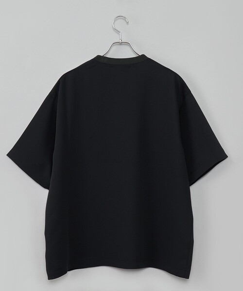 coen(コーエン)の「【RONEL】フクレ2重織ハーフスリーブ(Tシャツ/カットソー・メンズ・ネイビー/ブラック・M/S/L)」の10枚目の写真