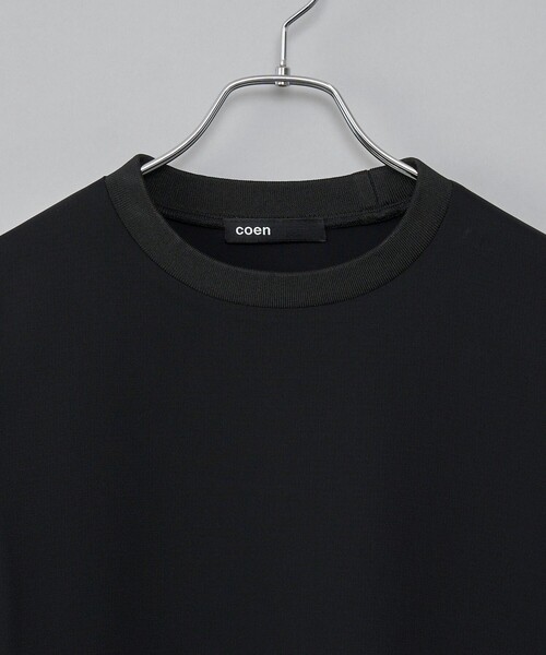coen(コーエン)の「【RONEL】フクレ2重織ハーフスリーブ(Tシャツ/カットソー・メンズ・ネイビー/ブラック・M/S/L)」の11枚目の写真