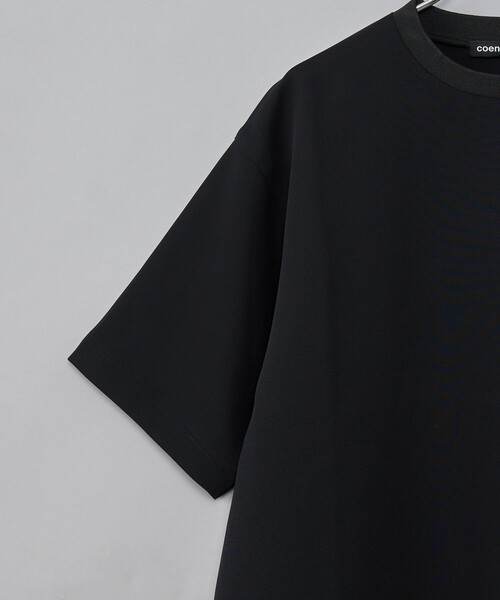 coen(コーエン)の「【RONEL】フクレ2重織ハーフスリーブ(Tシャツ/カットソー・メンズ・ネイビー/ブラック・M/S/L)」の12枚目の写真