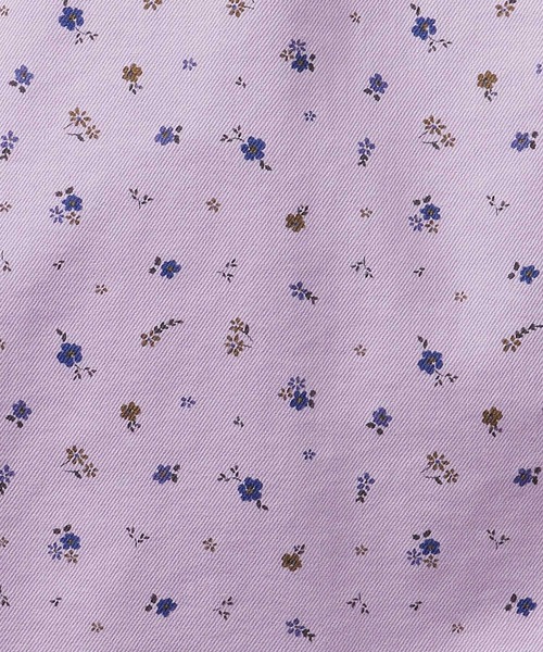 BENETTON (UNITED COLORS OF BENETTON)（ベネトンユナイテッドカラーズオブベネトン）の「花柄プリントクロップド丈カラーデニムジャケット（デニムジャケット・レディース・アイボリー/ラベンダー/ブルー・XX-SMALL/X-SMALL/SMALL/MEDIUM/LARGE）」の13枚目の写真