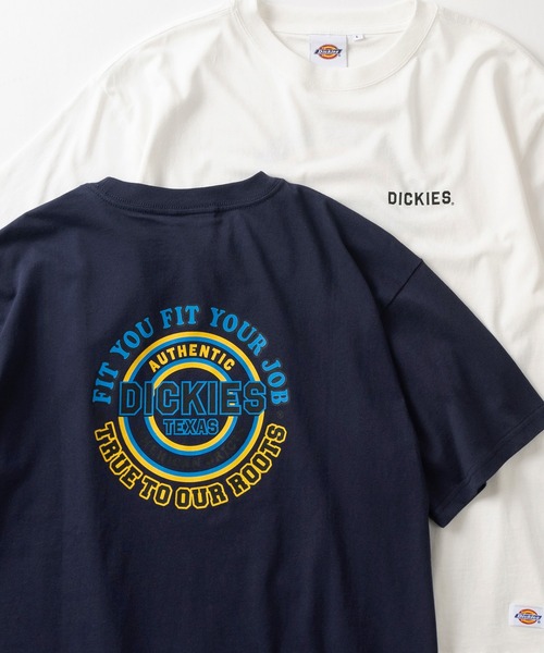 Dickies(ディッキーズ)の「【0】【Dickies/ディッキーズ】ワンポイントロゴ&バックBIGロゴ ストリートデザイン ワイドシルエット半袖Tシャツ/ビッグシルエット/オーバーサイズ(Tシャツ/カットソー・メンズ・ブラック/ダークネイビー/ホワイト/スミクロ/ダークグレー/ネイビー/ブラック系その他/オフホワイト・L/M)」の8枚目の写真