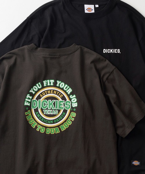 Dickies(ディッキーズ)の「【0】【Dickies/ディッキーズ】ワンポイントロゴ&バックBIGロゴ ストリートデザイン ワイドシルエット半袖Tシャツ/ビッグシルエット/オーバーサイズ(Tシャツ/カットソー・メンズ・ブラック/ダークネイビー/ホワイト/スミクロ/ダークグレー/ネイビー/ブラック系その他/オフホワイト・L/M)」の6枚目の写真
