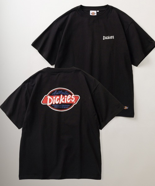 Dickies(ディッキーズ)の「【0】【Dickies/ディッキーズ】ワンポイントロゴ&バックBIGロゴ ストリートデザイン ワイドシルエット半袖Tシャツ/ビッグシルエット/オーバーサイズ(Tシャツ/カットソー・メンズ・ブラック/ダークネイビー/ホワイト/スミクロ/ダークグレー/ネイビー/ブラック系その他/オフホワイト・L/M)」の13枚目の写真
