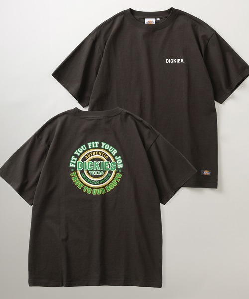 Dickies(ディッキーズ)の「【0】【Dickies/ディッキーズ】ワンポイントロゴ&バックBIGロゴ ストリートデザイン ワイドシルエット半袖Tシャツ/ビッグシルエット/オーバーサイズ(Tシャツ/カットソー・メンズ・ブラック/ダークネイビー/ホワイト/スミクロ/ダークグレー/ネイビー/ブラック系その他/オフホワイト・L/M)」の18枚目の写真