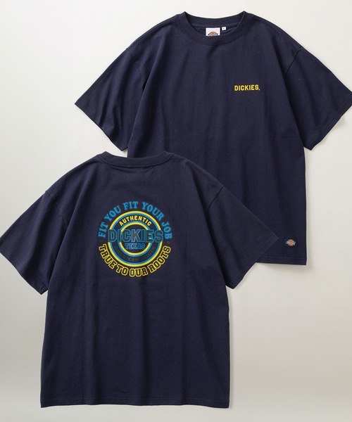 Dickies(ディッキーズ)の「【0】【Dickies/ディッキーズ】ワンポイントロゴ&バックBIGロゴ ストリートデザイン ワイドシルエット半袖Tシャツ/ビッグシルエット/オーバーサイズ(Tシャツ/カットソー・メンズ・ブラック/ダークネイビー/ホワイト/スミクロ/ダークグレー/ネイビー/ブラック系その他/オフホワイト・L/M)」の19枚目の写真