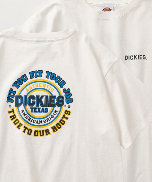 Dickies(ディッキーズ)の「【0】【Dickies/ディッキーズ】ワンポイントロゴ&バックBIGロゴ ストリートデザイン ワイドシルエット半袖Tシャツ/ビッグシルエット/オーバーサイズ(Tシャツ/カットソー・メンズ・ブラック/ダークネイビー/ホワイト/スミクロ/ダークグレー/ネイビー/ブラック系その他/オフホワイト・L/M)」の9枚目の写真