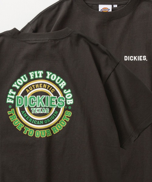 Dickies(ディッキーズ)の「【0】【Dickies/ディッキーズ】ワンポイントロゴ&バックBIGロゴ ストリートデザイン ワイドシルエット半袖Tシャツ/ビッグシルエット/オーバーサイズ(Tシャツ/カットソー・メンズ・ブラック/ダークネイビー/ホワイト/スミクロ/ダークグレー/ネイビー/ブラック系その他/オフホワイト・L/M)」の10枚目の写真