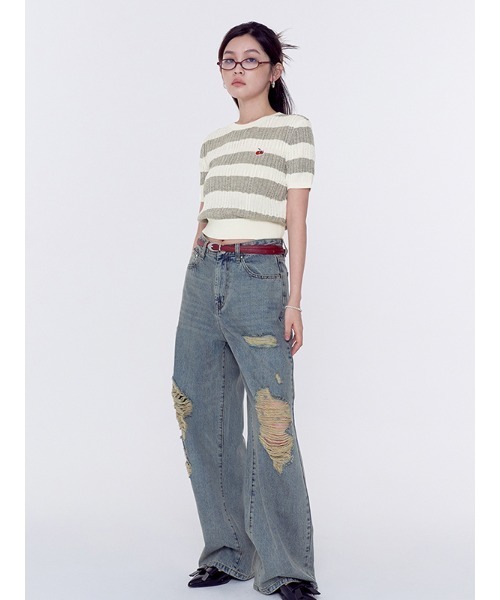 KIRSH（キルシー）の「KIRSH SMALL CHERRY CABLE CROP SHORT
