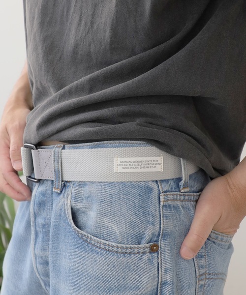 ROOPTOKYO(ループトウキョウ)の「カラーガチャベルト(ベルト・メンズ・グレー/ネイビー系/ホワイト×ブルー/ホワイト系/ブラック/オリーブ系/レッド系/ホワイト×イエロー/ブラック×ホワイト/ピンク/レッド/オレンジ系/ブラック×イエロー/ブラック系/ベージュ/ネイビー/ホワイト×レッド・FREE)」の10枚目の写真