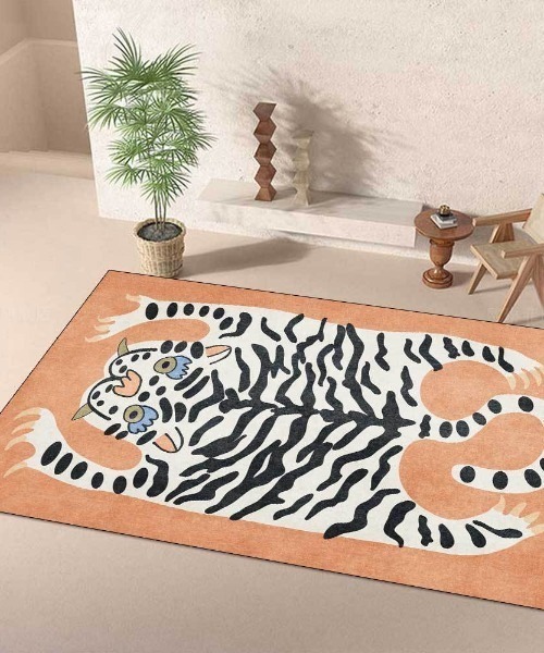 REBALANCE（リバランス）の「タイガーマット120*160CM（ラグ/マット・レディース・A/B/C/D・FREE）」の2枚目の写真