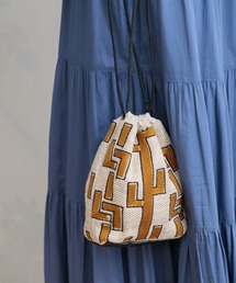 beej drawstring emb bag