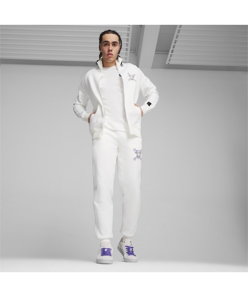 PUMA(プーマ)の「PUMA プーマ ユニセックス PUMA x ワンピース T7 トラック パンツ(その他パンツ・メンズ・ホワイト/ブラック・MEDIUM/SMALL/XX-LARGE/X-LARGE/LARGE/X-SMALL)」の5枚目の写真