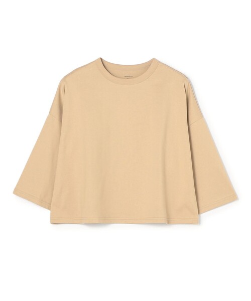 GALERIE VIE(ギャルリー ヴィー)の「コンパクトジャージー ワイドプルオーバー(Tシャツ/カットソー・レディース・ホワイト/ベージュ/ネイビー・FREE)」の1枚目の写真