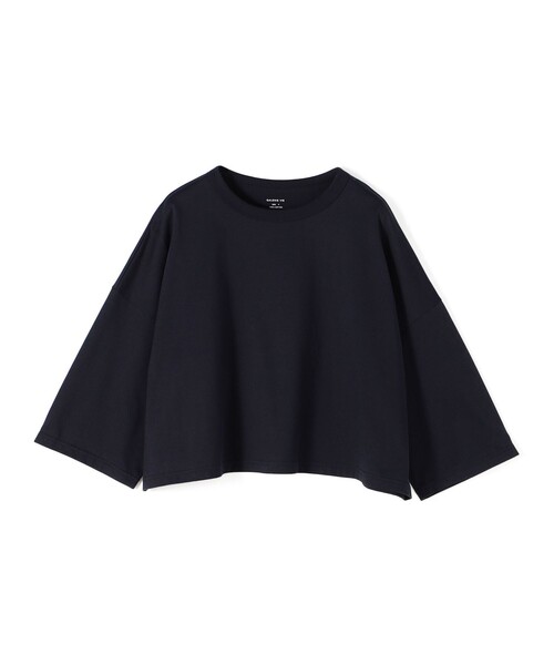 GALERIE VIE(ギャルリー ヴィー)の「コンパクトジャージー ワイドプルオーバー(Tシャツ/カットソー・レディース・ホワイト/ベージュ/ネイビー・FREE)」の3枚目の写真