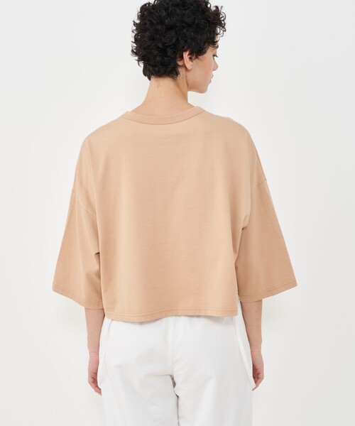 GALERIE VIE(ギャルリー ヴィー)の「コンパクトジャージー ワイドプルオーバー(Tシャツ/カットソー・レディース・ホワイト/ベージュ/ネイビー・FREE)」の13枚目の写真