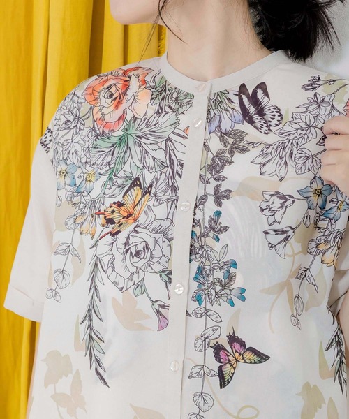 iS ScoLar（イズスカラー）の「541224：花柄プリント×たんぽぽの綿毛