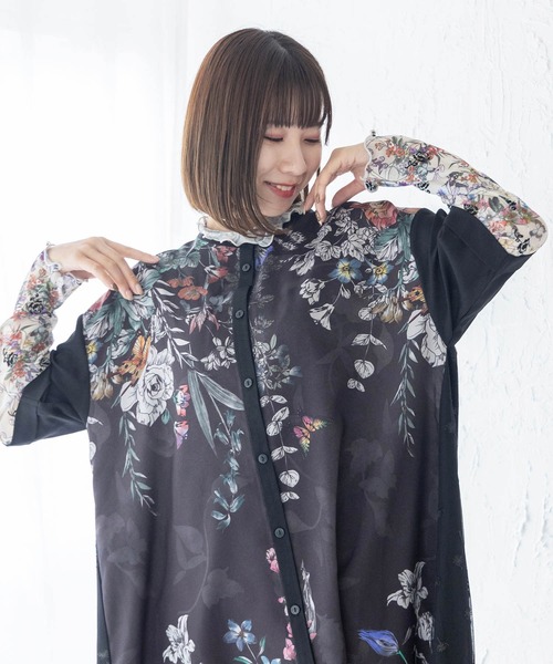 ともページ iS ScoLar（イズスカラー）の「541224：花柄プリント×たんぽぽの綿毛