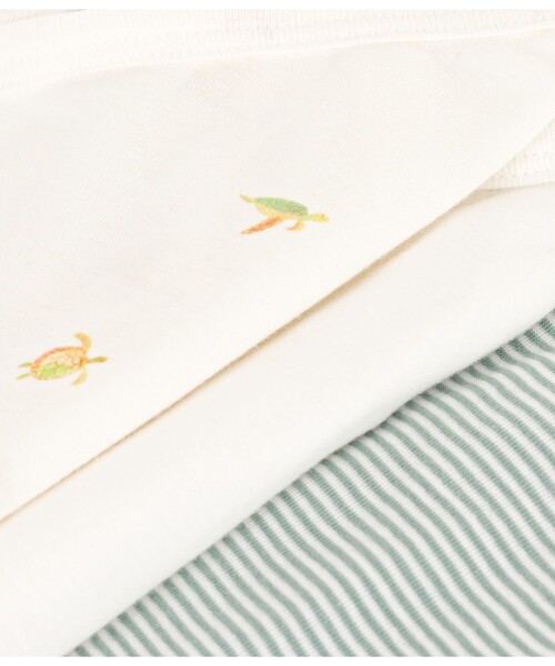 PETIT BATEAU(プチバトー)の「半袖あわせボディ3枚組(肌着・キッズ・その他1/その他2・12MONTH/6MONTH/3MONTH)」の4枚目の写真