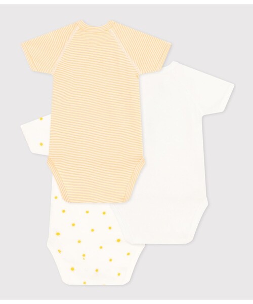 PETIT BATEAU(プチバトー)の「半袖あわせボディ3枚組(肌着・キッズ・その他1/その他2・12MONTH/6MONTH/3MONTH)」の5枚目の写真