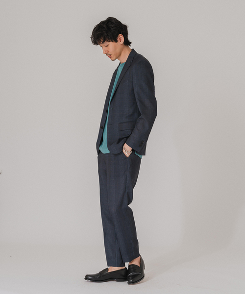 EDIFICE（エディフィス）の「”吸汗＆速乾”EVALET メッシュ チェック イージースラックス（スラックス・メンズ・ライトグレー/ブラウン/チャコールグレー・SMALL/X-LARGE/MEDIUM/LARGE）」の22枚目の写真