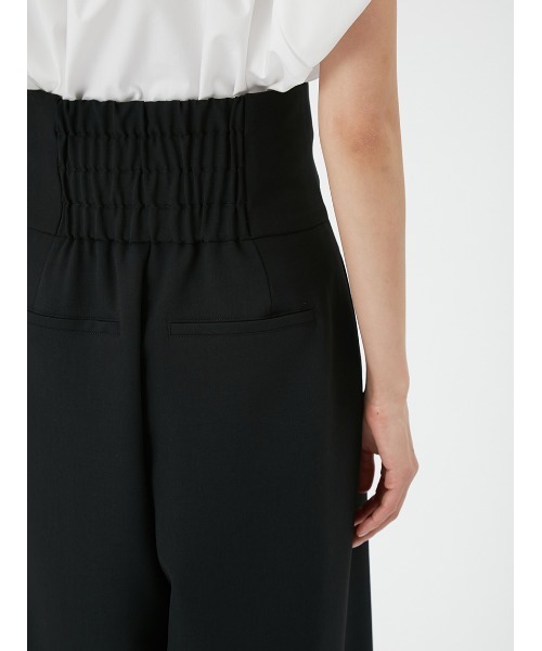 FRAY I.D（フレイアイディー）の「ハイウエストワイドレッグパンツ（スラックス・レディース・アイボリー/チャコールグレー/ブラック・1/0）」の10枚目の写真