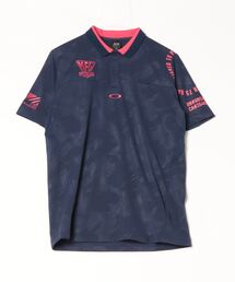 OAKLEY（オークリー）の「オークリー  OAKLEY LEAF EMBOSS POLO（ポロシャツ・メンズ）」
