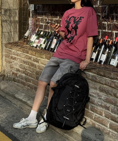 みーちゃん様 C6217 Tシャツモノトーンコーデ クロミ×mew】ベルト LS Tシャツ（BLACK／WHITE）
