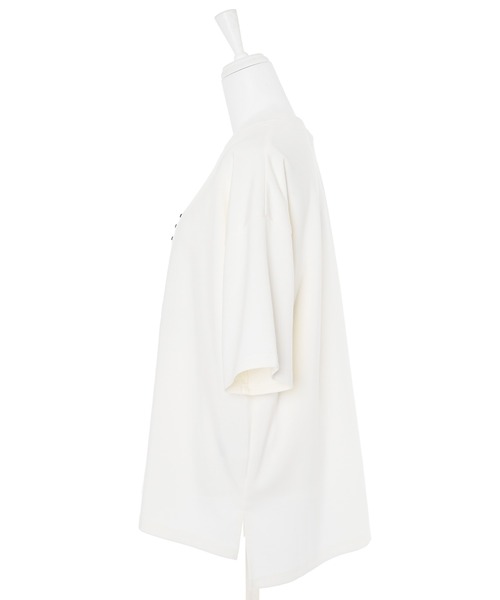 Narcissus（ナルシス）の「刺繍ロゴTシャツ（Tシャツ/カットソー・レディース・ブラック/ホワイト・FREE）」の8枚目の写真