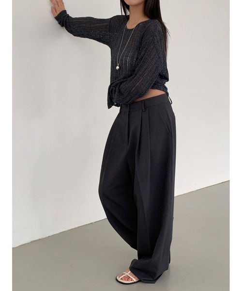 【DIDOT.】クロップド クロッシェニット（ニット/セーター）｜Didot.showroom（ディドット ショールーム）