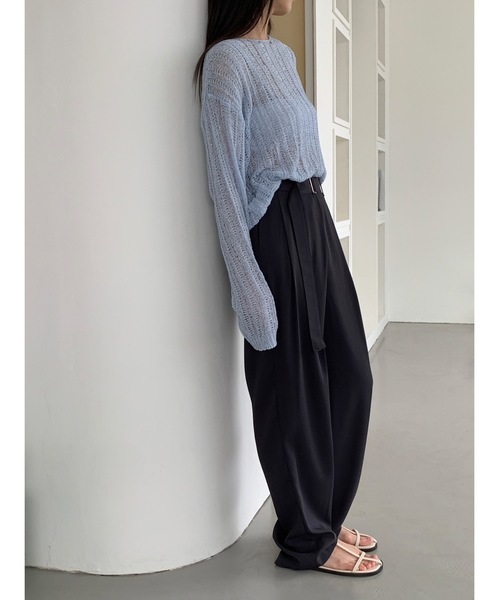 【DIDOT.】クロップド クロッシェニット（ニット/セーター）｜Didot.showroom（ディドット ショールーム）