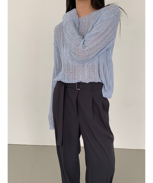 【DIDOT.】クロップド クロッシェニット（ニット/セーター）｜Didot.showroom（ディドット ショールーム）