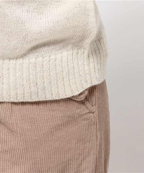 SEVENDAYS=SUNDAY（セブンデイズサンデイ）の「シェットランドウール　長袖クルーネックプルオーバー（ニット/セーター・レディース・ネイビー/オフホワイト/グレー/レッド・MEDIUM/LARGE）」の10枚目の写真