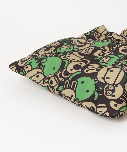 A BATHING APE（アベイシングエイプ）の「ALL FRIENDS BABYILO PUSH DOLL ECO BAG（ショルダーバッグ・メンズ・グリーン・FREE）」の7枚目の写真