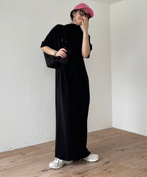 セルフカット可能】daily daily super stretch pleats one piece