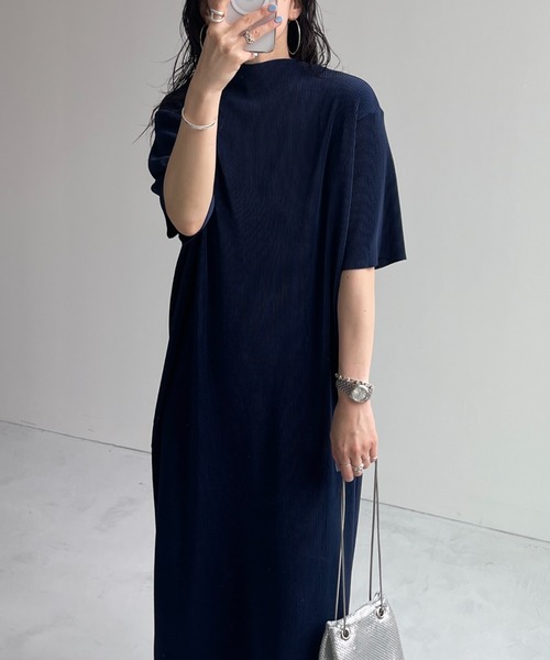 daily daily super stretch pleats one piece / デイリー