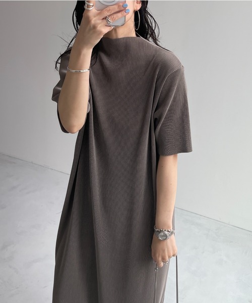 daily daily super stretch pleats one piece / デイリー