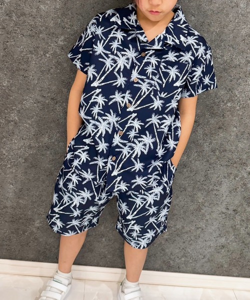 セール】接触冷感 総柄アロハセットアップ（セットアップ）｜ZI-ON