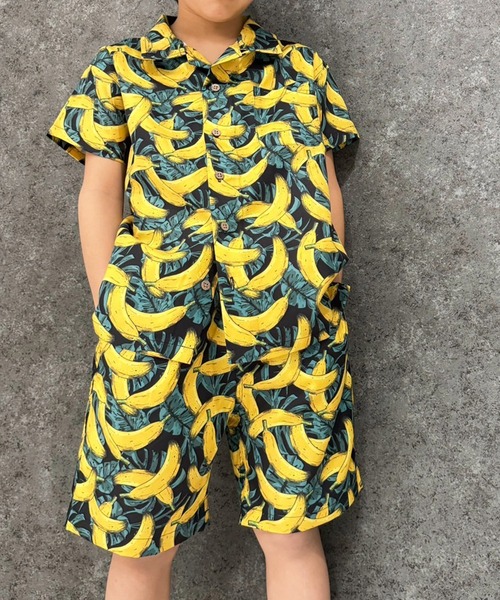 接触冷感 総柄アロハセットアップ（セットアップ）｜ZI-ON（ジーオン