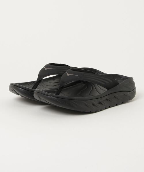 HOKA(ホカ)の「【HOKA ONE ONE/ホカ オネ オネ】ORA Recovery Flip(サンダル・メンズ・ブラック・26.0cm/27.0cm/28.0cm)」の1枚目の写真
