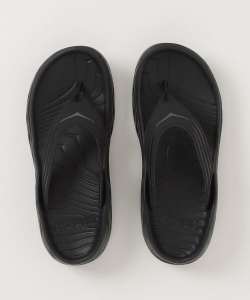HOKA(ホカ)の「【HOKA ONE ONE/ホカ オネ オネ】ORA Recovery Flip(サンダル・メンズ・ブラック・26.0cm/27.0cm/28.0cm)」の4枚目の写真