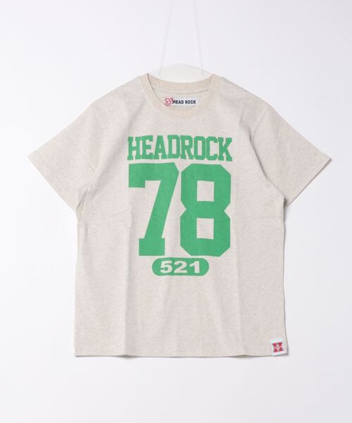 HEAD ROCK(ヘッドロック)の「HEADROCK/ヘッドロック 半袖Tシャツ(大人)(Tシャツ/カットソー・レディース・スミクロ/オートミール/ベージュ/ネイビー・165/175/185)」の3枚目の写真