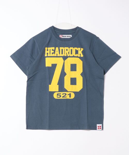 HEAD ROCK(ヘッドロック)の「HEADROCK/ヘッドロック 半袖Tシャツ(大人)(Tシャツ/カットソー・レディース・スミクロ/オートミール/ベージュ/ネイビー・165/175/185)」の4枚目の写真