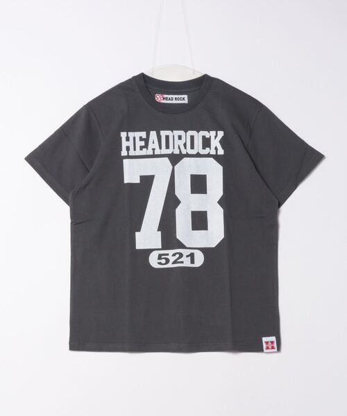 HEAD ROCK(ヘッドロック)の「HEADROCK/ヘッドロック 半袖Tシャツ(大人)(Tシャツ/カットソー・レディース・スミクロ/オートミール/ベージュ/ネイビー・165/175/185)」の2枚目の写真