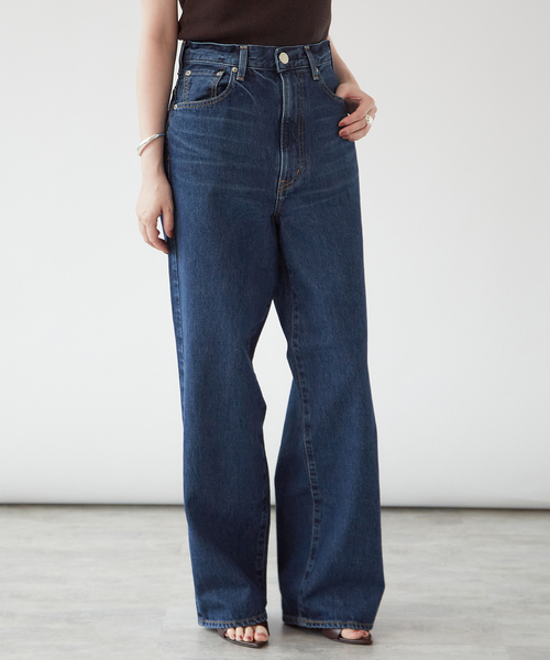 ニードバイ ヘリテージ KOH 27 ワイド ストレート デニム パンツ ニードバイ ヘリテージ KOH 27 ワイド ストレート デニム パンツ