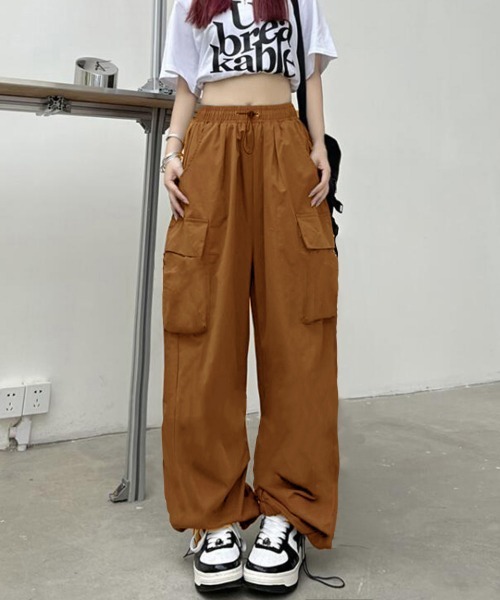 Miniministore(ミニミニストア)の「カーゴパンツ ジョガーパンツ レディース(カーゴパンツ・レディース・ダークグリーン/ブラック/ベージュ/ダークグレー/レッドパープル/ライトグレー/レッド/ピンク/キャメル/ラベンダー・FREE)」の22枚目の写真