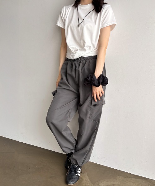 【関税込み】Lukhanyo Mdingi イエロー ベルト カーゴパンツ miniministore カーゴパンツ ジョガーパンツ レディース